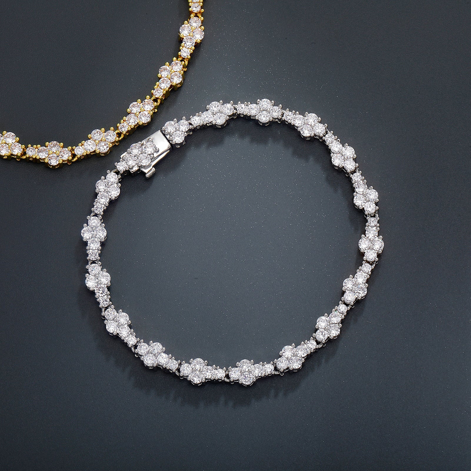 Floral Halo Bracelet